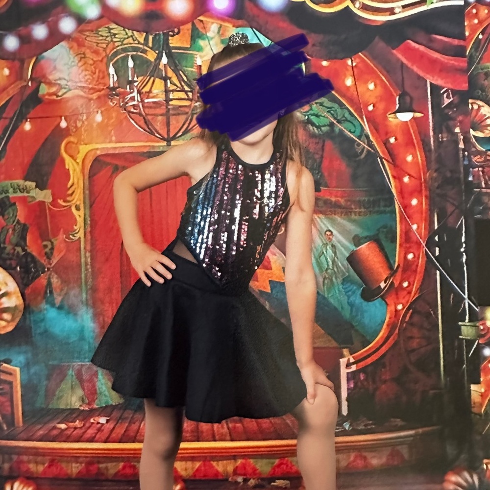 Multicolor jazz costume